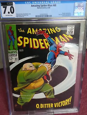 Buy Amazing Spider-man #60 CGC 7.0  1968 Marvel Kingpin Amricons • 279£