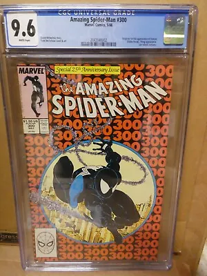 Buy Marvel Comics Amazing Spiderman 300 White Pages 9.6 CGC 1st Full Venom • 1,299.99£
