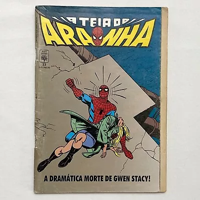 Buy 1973 Marvel AMAZING SPIDER-MAN #119 #122 #121 DEATH OF GWEN STACY Abril Brazil • 79.90£
