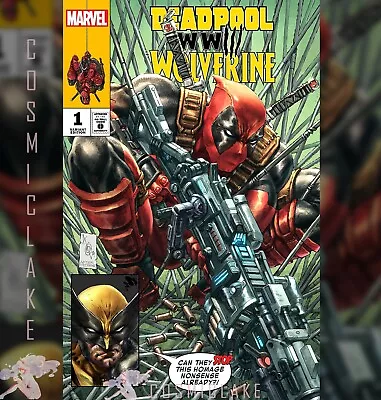 Buy Deadpool Wolverine Wwiii #1 Quah Spiderman 1 Homage Variant Le 600 Preorder 5/1☪ • 56£
