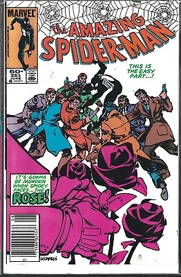 Buy The Amazing Spider-man #253 Newsstand (vf) Copper Age 1st Appearance Of The Rose • 4.64£