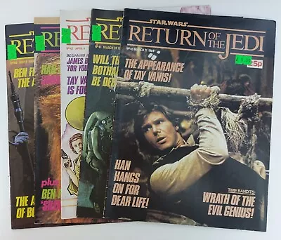 Buy Star Wars Return Of The Jedi Marvel UK Comic Bundle Issues 40 ,41,42,44 & 46 • 19.99£