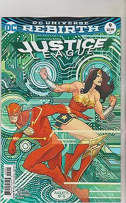 Buy Dc Comics Justice League #9 January 2017 Rebirth Variant 1st Print Nm • 3.65£