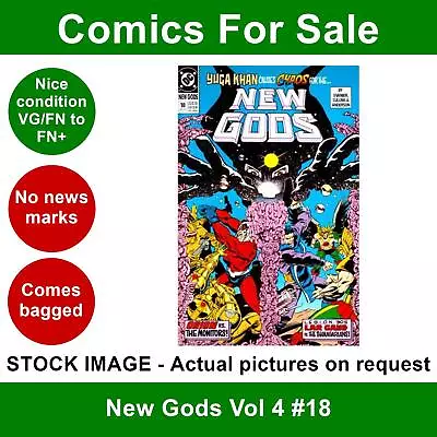 Buy DC New Gods Vol 4 #18 Comic - VG/FN+ 01 July 1990 • 3.99£