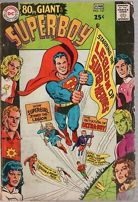 Buy Superboy Giant #147 June Dc Comic Book • 6.40£