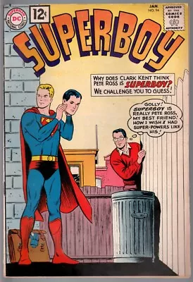 Buy Superboy #94  1962 - DC  -VF - Comic Book • 102.24£