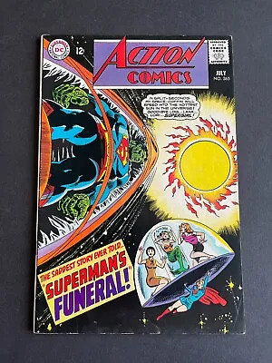 Buy Action Comics #365 - Superman's Funeral (DC, 1968) Fine • 11.75£