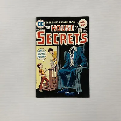 Buy The House Of Secrets #128 1975 VF- Cents Copy Pence Stamp • 25£