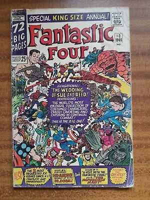 Buy Fantastic Four King Size Annual 3  1965 GD/VG • 30£