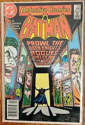 Buy NEWSSTAND! Detective Comics 566 DC 1986 Batman Joker Two-Face Riddler Penguin • 76.30£