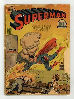 Buy Superman #8 FR 1.0 1941 • 739.56£