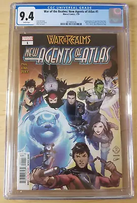 Buy War Of The Realms: New Agents Of Atlas #1 - CGC 9.4 (2019, Marvel) Several 1sts • 39.57£