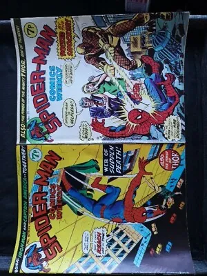 Buy Spiderman Comics Weekly 85 & 87 Iron Man Captain America Thor Kirby Multipack • 5£
