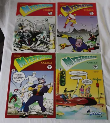 Buy Original Mystery Men 1-4  Comic Book Set Lot Dark Horse Comics 1999 Bob Burden • 23.97£