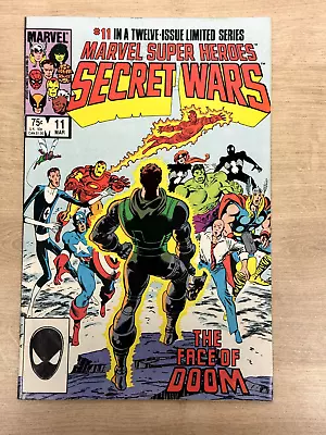 Buy Marvel Super Heroes Secret Wars #11 March 1985 'the Face Of Doom' Vf 8.0 • 10£