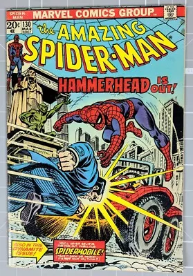 Buy Amazing Spider-Man #130 (1974) - 1st Appearance Of The Spider-Mobile F/VF • 25.21£