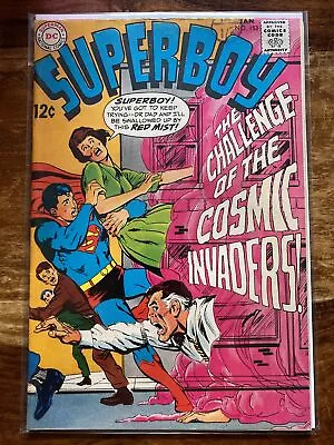 Buy Superboy 153. 1969. Features The Invisible Empire. Neal Adams Cover Art. VG- • 3.99£