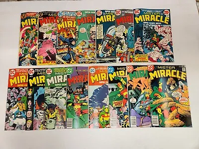 Buy Mister Miracle Lot Of 15 Comics Vol.1 Jack Kirby Big Barda DC Comics 1972 • 59.29£