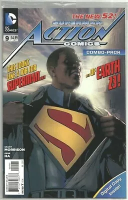 Buy Action Comics # 9 Combo Pack Sealed Polybagged New 52 Superman Dc Comics 120722 • 72.49£