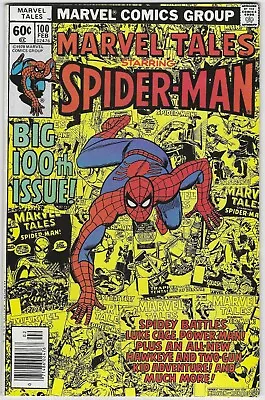 Buy Marvel Tales 100 Nm 1979 Amazing Spiderman 123 Luke Cage 1964 Series Lb1 • 9.49£