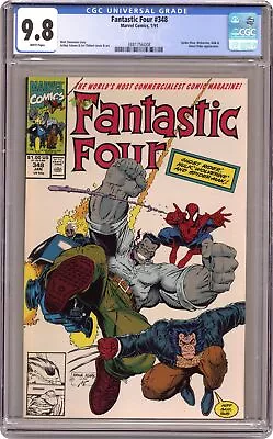 Buy Fantastic Four #348 Adams CGC 9.8 1991 3881756008 • 160.86£