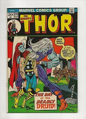 Buy The Mighty Thor #209 (1973) 1st App Demon Druid High Grade NM- 9.2 • 62.29£