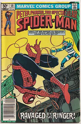 Buy Spectacular Spider-Man 58 VF+ 8.5 Marvel 1981 Ringer John Byrne Newsstand • 8.52£