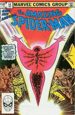 Buy Amazing Spider-Man, The Annual #16 FN; Marvel | 1982 Captain Marvel - We Combine • 35.46£
