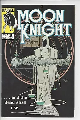 Buy Moon Knight #38 VF (7.0) 1984 Mike Kaluta Cover - Last Issue • 27.67£