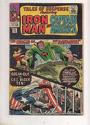 Buy Tales Of Suspense #61, 62 ORIGIN The MANDARIN! VG 4.0 Captain America, Iron Man! • 60.31£