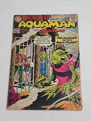 Buy Showcase #33, VG 4.0, DC 1961, 4th SA Aquaman, Aqualad, Nick Cardy 10 Cent • 47.43£