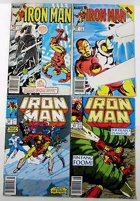 Buy Iron Man Lot Of 4 #194,197,240,271 Marvel (1985) Newsstand 1st Series Comics • 27.43£