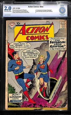 Buy DC Action Comics Superman Golden #252 CBCS Cgc 1ST SUPERGIRL APPEARANCE 2. • 1,499.99£