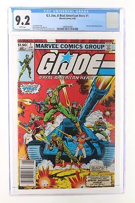 Buy G.I. Joe, A Real American Hero #1 - Marvel Comics 1982 CGC 9.2 NEWSSTAND • 169.98£