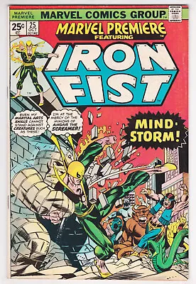 Buy Marvel Premiere #25 Very Fine-Near Mint 9.0 Iron Fist John Byrne Art 1975 • 52.17£