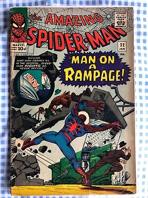 Buy Amazing Spider-man 32 (1966) 2nd App Doc Connors. Doctor Octopus App • 49.99£
