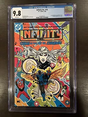Buy Infinity Inc. #14 CGC 9.8 (1985 DC Comics) 1st Todd McFarlane Cover Art Key HTF • 158.12£