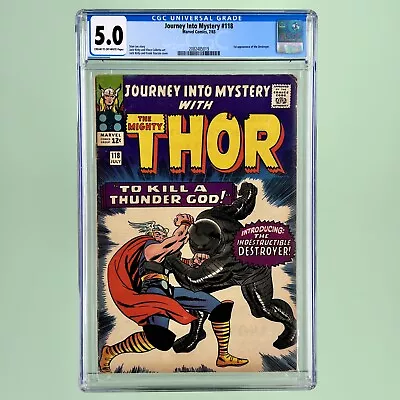 Buy Journey Into Mystery #118 (CGC 5.0) 1965, 1st Appearance Of The Destroyer • 86.97£