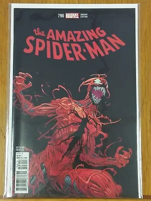 Buy Spiderman Amazing #796 2rd Printing Variant Carnage Marvel April 2018 Nm (9.4) • 5.99£