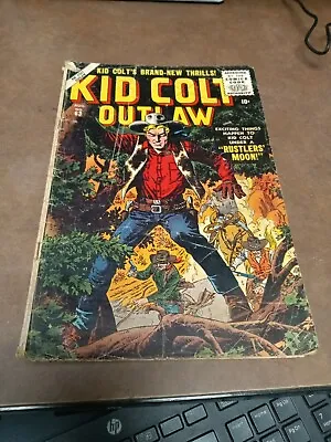 Buy Kid Colt Outlaw 63 Marvel Atlas 1956 John Severin Two Gun Wild Western Cowboy • 66.81£
