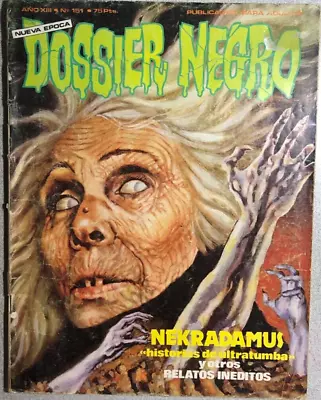 Buy DOSSIER NEGRO #151 (1983) Spanish DC, Etc. B&W Horror Comics Magazine VG • 24.12£