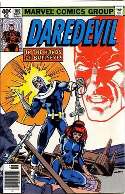 Buy Daredevil #160 (Newsstand) VG; Marvel | Low Grade - Frank Miller Bullseye Black • 22.16£