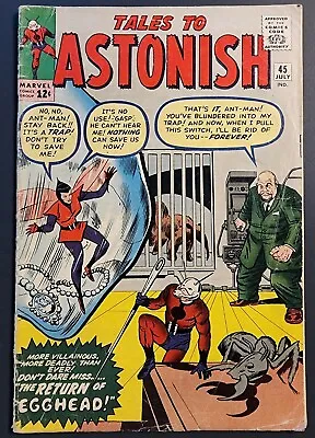 Buy Tales To Astonish #45 2nd App Of The Wasp • 96.51£