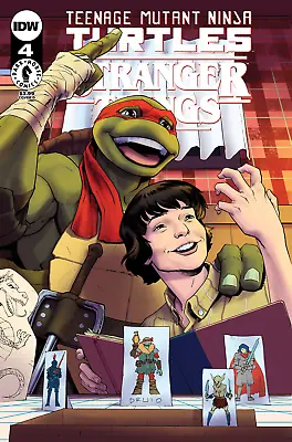 Buy Teenage Mutant Ninja Turtles X Stranger Things #4 Variant D (Gorham) • 3.21£