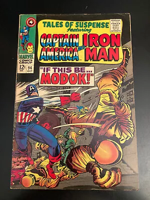 Buy TALES OF SUSPENSE #94 Iron Man/Capt America **Mordok Key!** (FN+) To (FN+/FN++) • 59.92£