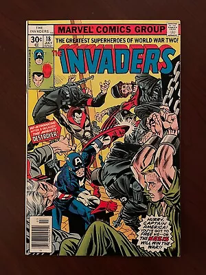 Buy Invaders #18 (Marvel 1977) Bronze Age Captain America 1st Destroyer 8.5 VF+ • 21.59£