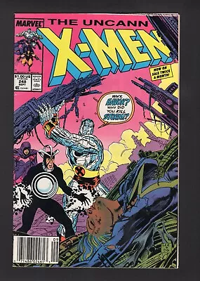 Buy Uncanny X-Men #248 Vol. 1 1st Artwork On X-Men By Jim Lee Marvel Comics '89 VF • 4.74£