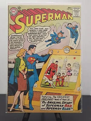 Buy Superman #162 (12 Cent) 1st Superman-Red/Superman-Blue (1963) Key Issue • 98.83£