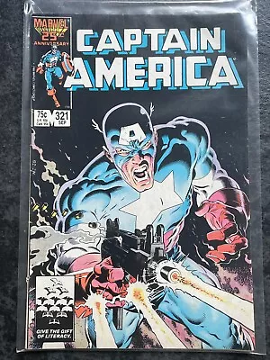 Buy Captain America #321 Marvel (Good Condition) 1986 • 5£