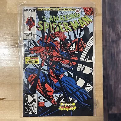 Buy Amazing Spider-Man 317 1989 Near Mint Spidey Vs Venom (1963 1st Series) • 28.15£